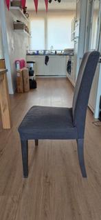 Eettafel stoelen, Huis en Inrichting, Ophalen, Gebruikt, Grijs, Vier