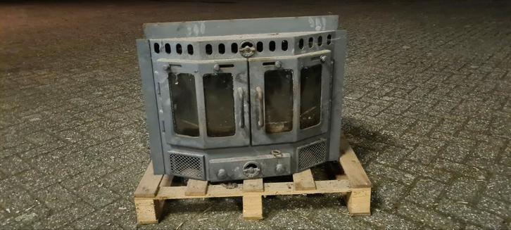 Barbas inbouw kachel, Huis en Inrichting, Kachels, Gebruikt, Inbouw, Houtkachel, Hout, Ophalen