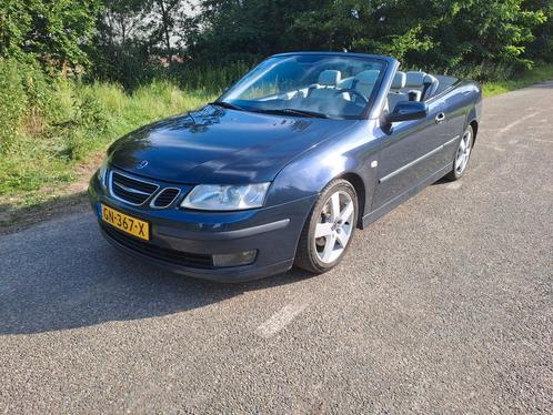 Nette Saab 9-3 1.8 T Vector Cabrio 2004 Blauw APK 2026, Auto's, Saab, Particulier, Saab 9-3, ABS, Airbags, Airconditioning, Alarm