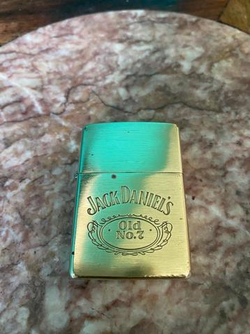 EXCLUSIEF!! Vintage Zippo ‘Jack Daniels Old No.7’ Gold beschikbaar voor biedingen