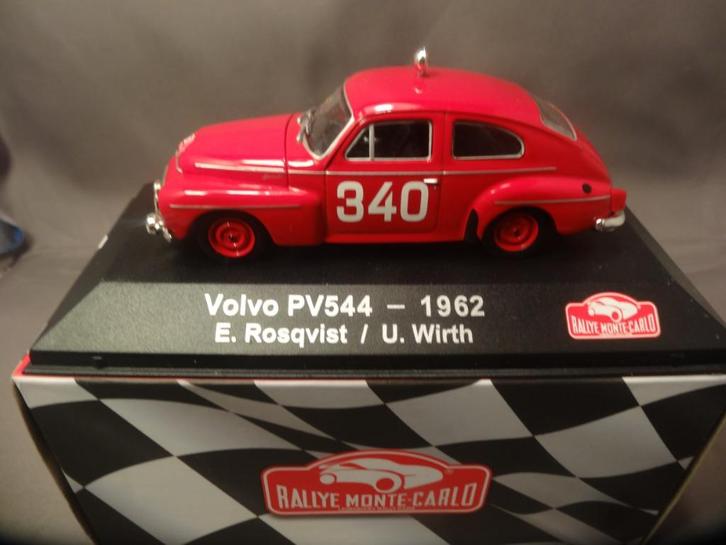 Altaya/Ixo Volvo PV544 1962 Rallye Monte Carlo Rosqvist 1:43, Hobby en Vrije tijd, Modelauto's | 1:43, Nieuw, Auto, Overige merken