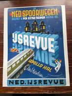Tom Manders (1921-1972) Overdruk NS IJsrevue poster uit 1950, Rechthoekig Staand, Nieuw, Ophalen of Verzenden, A1 t/m A3