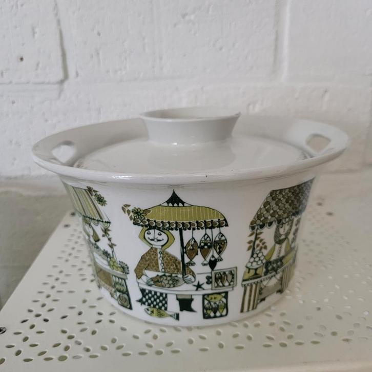 Figgjo Flint Turi Design Market Garden dekschaal, Antiek en Kunst, Antiek | Servies los, Ophalen of Verzenden