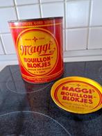 Vintage Maggi Bouillon blik groot, Verzamelen, Blikken, Ophalen of Verzenden, Gebruikt, Overige, Overige merken