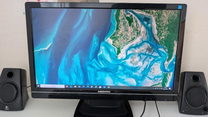 Medion Monitor 20 inch 1600x900, Computers en Software, Monitoren, Gebruikt, 60 Hz of minder, DVI, VGA, Ingebouwde speakers, LED