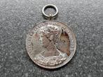 Wilhelmina - ingehuldigd  6 September  1898 /  medaille., Verzamelen, Ophalen of Verzenden