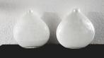 2 nieuwe witte glansvazen, Ophalen, Wit, Nieuw, Glas