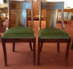 twee antieke empire  stoelen, Ophalen of Verzenden