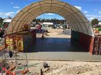 Field Containeroverkapping / opslagshelter tussen 2x 40ft co, Zakelijke goederen, Machines en Bouw | Keten en Containers