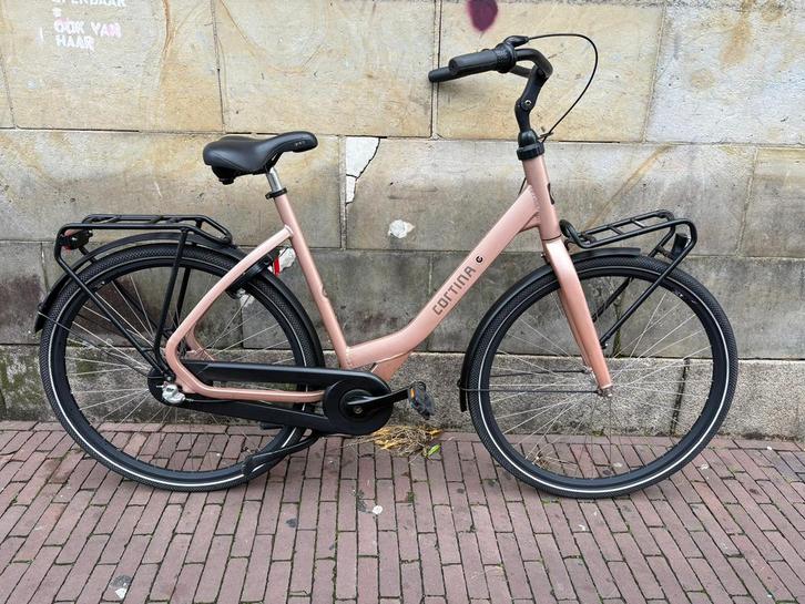 Cortina dames fiets 57cm 3 versnellingen, Fietsen en Brommers, Fietsen | Dames | Damesfietsen, Zo goed als nieuw, Overige merken