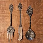 Hele mooi diverse verzilverde lepeltje Bieden via markplaats, Antiek en Kunst, Ophalen of Verzenden