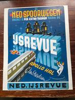 Tom Manders (1921-1972) Overdruk NS IJsrevue poster uit 1950, Verzamelen, Rechthoekig Staand, Nieuw, Ophalen of Verzenden, A1 t/m A3