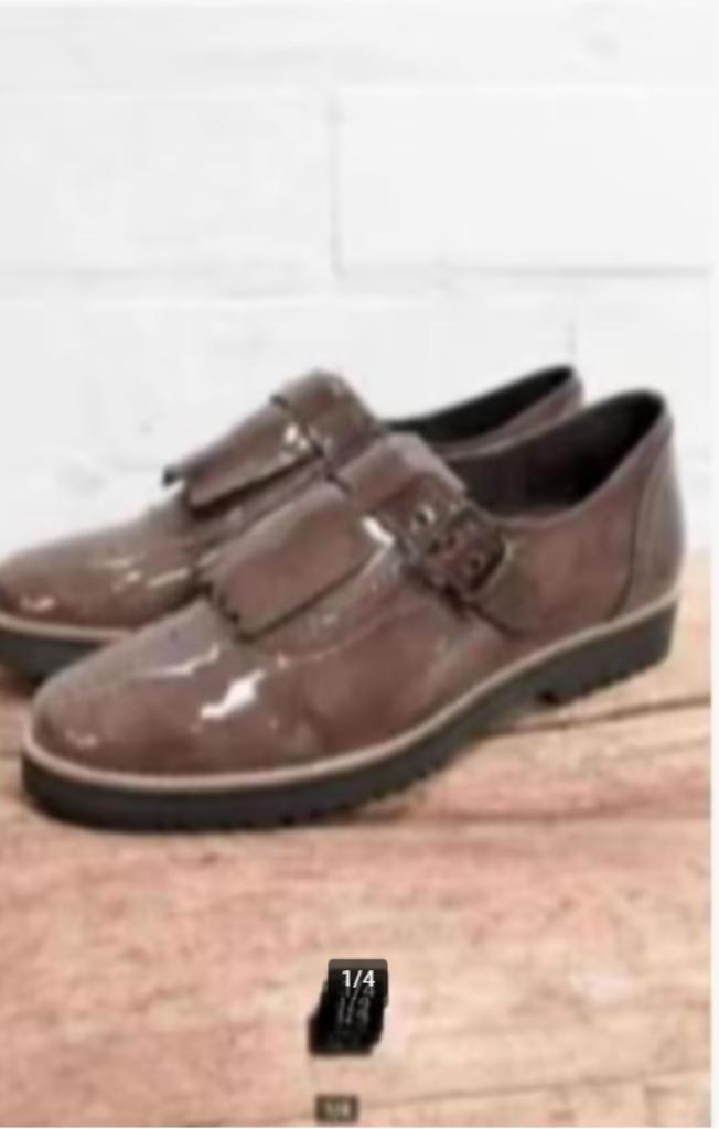 Footnotes - Mooie leren brogues maat 36,5H - Nieuw €170, Kleding | Dames, Schoenen, Nieuw, Schoenen met lage hakken, Bruin, Ophalen of Verzenden