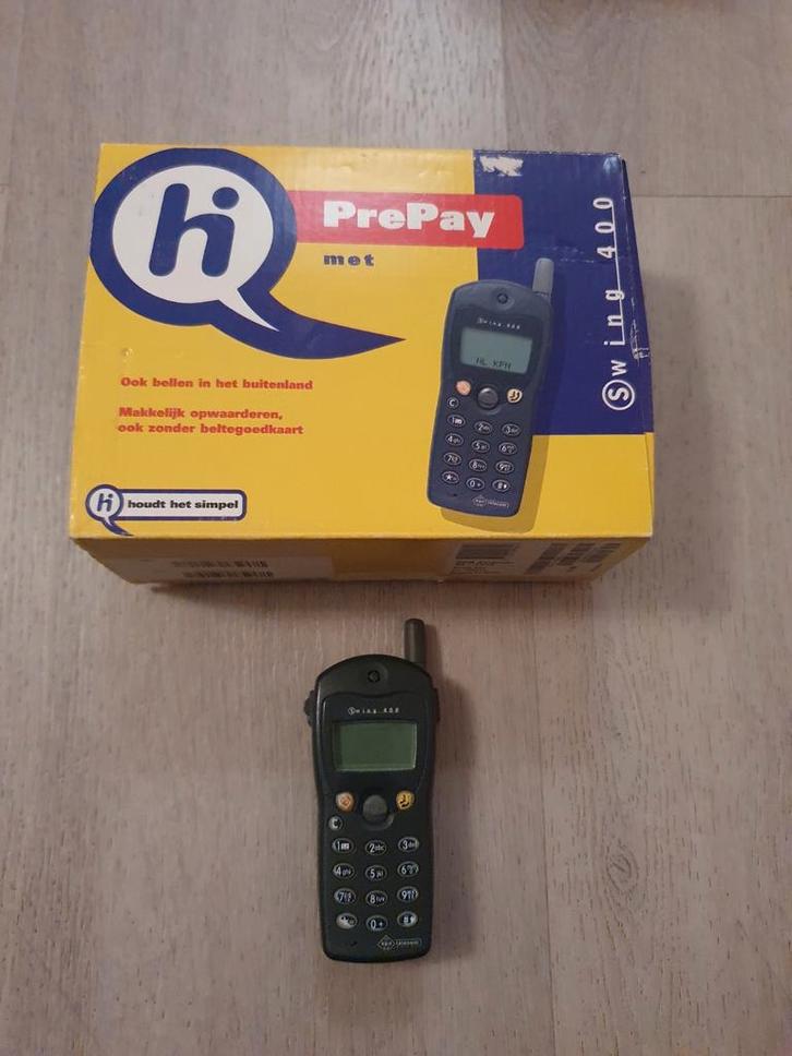 Zeldzame Pocketline Swing 400 compleet in doos, Telecommunicatie, Mobiele telefoons | Hoesjes en Frontjes | Nokia, Zo goed als nieuw