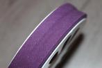 Biaisband katoen 20mm - paars #1627, Hobby en Vrije tijd, Ophalen of Verzenden, Nieuw, Lint, Band of Elastiek