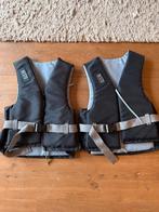 2 Besto zwart/grijze Reddingsvesten Maat M, Watersport en Boten, Ophalen of Verzenden, Gebruikt, Overige typen