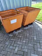 4st metaal bakken, Ophalen of Verzenden, Minder dan 40 cm, Bak of Kist, Minder dan 35 cm