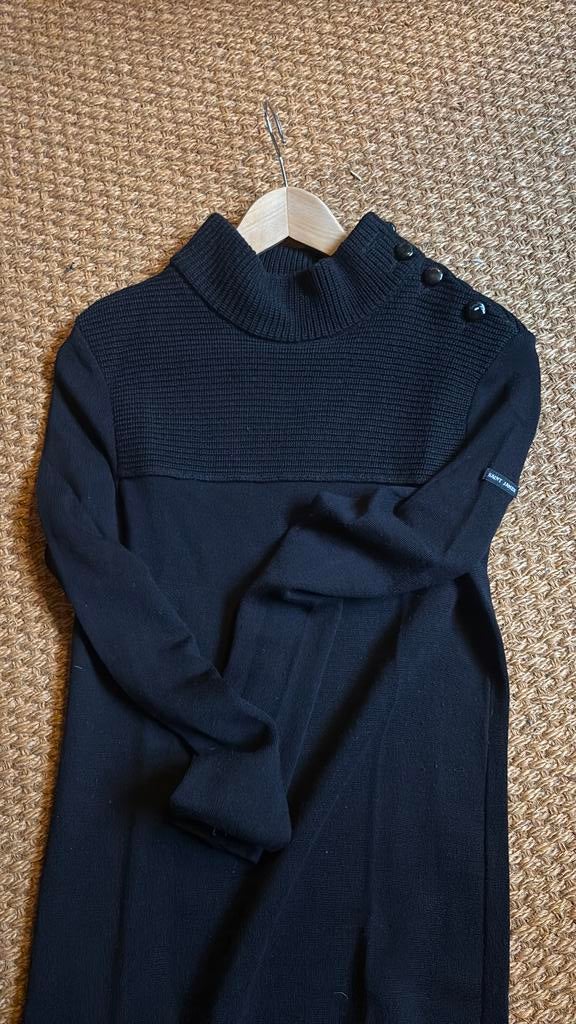 St. James donkerblauwe navy marine jurk 38 wol, Ophalen of Verzenden, Zo goed als nieuw, Maat 38/40 (M), Blauw