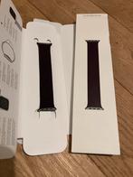 Apple Watch 45 mm maat 7 - Dark Cherry Braided Solo Loop, 44, 45, 46 en 49 mm, Bandje, Ophalen of Verzenden, Zo goed als nieuw