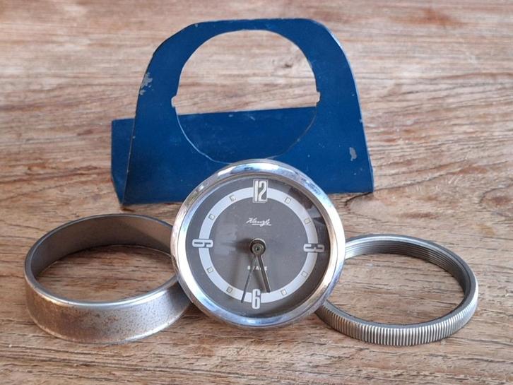 vintage Kienzle 8 Tage opwind-klokje oldtimer klassieke auto, Auto diversen, Auto-accessoires, Gebruikt, Ophalen of Verzenden