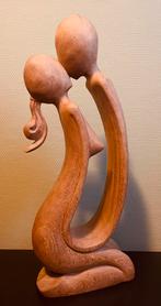 Fraaie opvallende houten sculptuur (h. 51 cm.), Ophalen of Verzenden