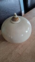 OLIELAMP KERAMIEK CREME/TAUPE, Ophalen, Zo goed als nieuw, Strak, landelijk
