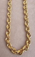 Ropchain rope ketting 14k goud, Sieraden, Tassen en Uiterlijk, Kettingen, Ophalen of Verzenden, Nieuw, Goud, Goud