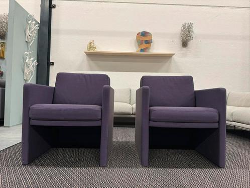 2 Showmodel Rolf Benz Ego Fauteuil paars stof Design stoel, Huis en Inrichting, Fauteuils, Nieuw, Stof, 75 tot 100 cm, Ophalen of Verzenden