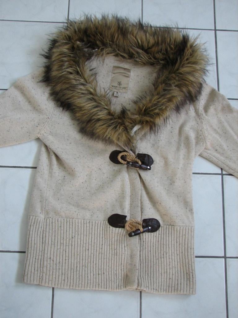 Mooi damesvest KHUJO, Ophalen, Zo goed als nieuw, Maat 38/40 (M), Beige
