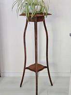Prachtige Franse hoge piedestal  / plantentafel met marmer, Huis en Inrichting, Woonaccessoires | Zuilen en Pilaren, Ophalen, Zo goed als nieuw