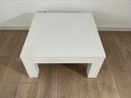 Zeer robuuste salontafel wit teak hout 70x70 cm, Huis en Inrichting, Tafels | Salontafels, Ophalen, Gebruikt, 50 tot 100 cm, Teakhout
