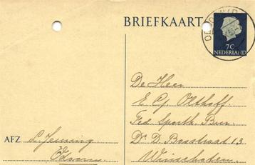 L. Jeuring, Sportk. Bureau, Odoorn - 09.1955 - briefkaart - 
