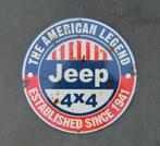 Jeep American legend bord | Wrangler TJ CJ 35cm ‘roestig’, Verzamelen, Merken en Reclamevoorwerpen, Nieuw, Reclamebord, Ophalen of Verzenden