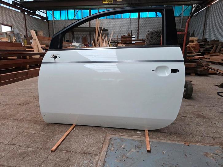 Fiat 500 Deur Crème Wit - Origineel & Schadevrij!, Auto-onderdelen, Carrosserie en Plaatwerk, Deur, Fiat, Ophalen