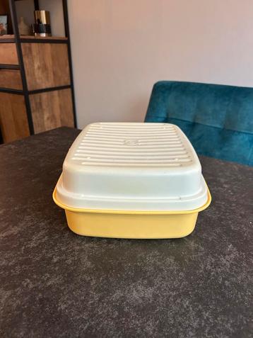 Tupperware Bewaardoos Brood - Geel/Wit beschikbaar voor biedingen