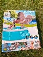 Intex Easy Set Pool - Opblaaszwembad met afdekhoes en mat!, Tuin en Terras, Zwembaden, Minder dan 80 cm, Opblaaszwembad, Rond