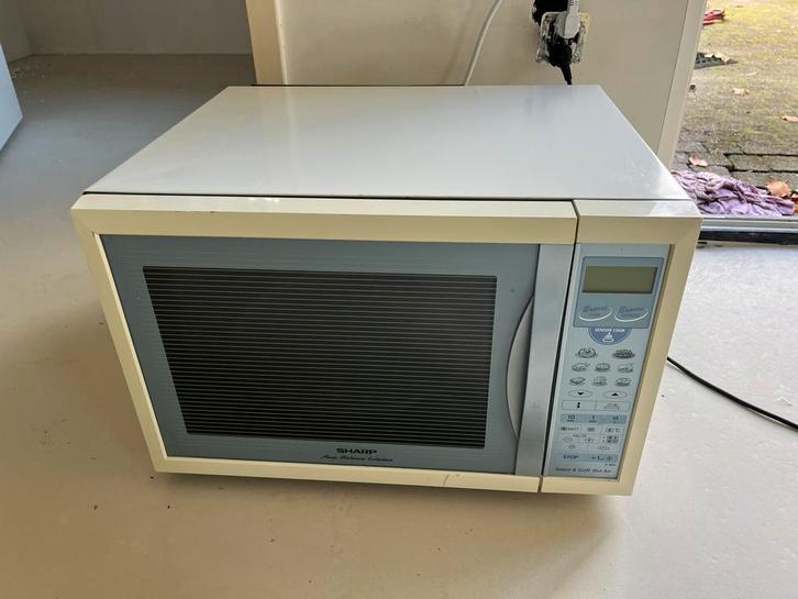 Combi oven en magnetron, Witgoed en Apparatuur, Magnetrons, Gebruikt, Combimagnetron, 45 tot 60 cm, Oven, Draaiplateau, Ophalen