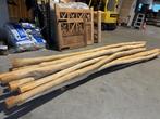 Robinia palen Ø11-14x400cm Gespind en geschuurd, Ophalen, Palen, Nieuw, Hardhout