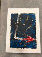 Jef Diederen - Abstracte Litho 23/60, Antiek en Kunst, Ophalen