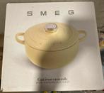 Smeg gietijzeren braadpan, Huis en Inrichting, Keuken | Potten en Pannen, Ophalen of Verzenden, Zo goed als nieuw