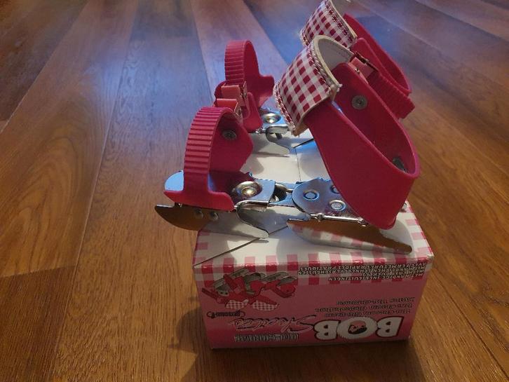 Glij-ijzers Nijdam maat 24-34 peuter kleuter schaatsen roze, Sport en Fitness, Schaatsen, Zo goed als nieuw, Overige typen, Nijdam