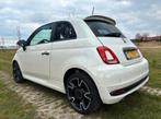 Fiat 500 Twinair Turbo 80pk 2018 Wit, Auto's, Fiat, Zwart, Wit, 26 km/l, Particulier