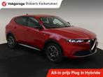 Alfa Romeo Tonale 1.3T PHEV Tributo Italiano 280PK SOH 97%, Auto's, Alfa Romeo, 12 maanden, Euro 6, 4 cilinders, Leder en Stof