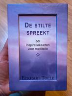 De Stilte Spreekt - Eckhart Tolle Inspiratiekaarten, Ophalen of Verzenden, Zo goed als nieuw, Spiritualiteit algemeen, Achtergrond en Informatie