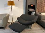 Gigi fauteuil ploegstof Monza zwart, Verzenden, Leolux artifort design on stock montis, 75 tot 100 cm, Zo goed als nieuw