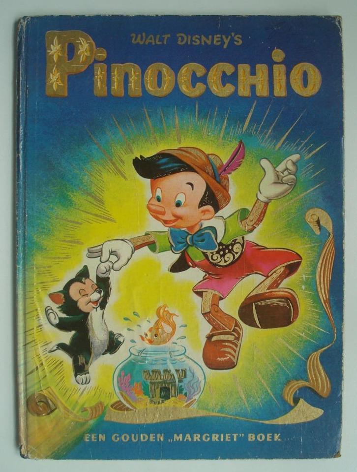 Walt Disney's Pinocchio, 1e druk uit 1956, Boeken, Kinderboeken | Jeugd | onder 10 jaar, Gelezen, Ophalen