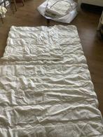 2 x 1-pers Texels wollen 4-seizoenen dekbed // als NIEUW!, Eenpersoons, Wit, Ophalen of Verzenden, Deken of Dekbed