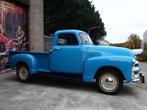Chevrolet 3100 Thriftmaster sidestep. Pick Up Thriftmaster S, Auto's, Oldtimers, Stof, Blauw, Bedrijf, Handgeschakeld