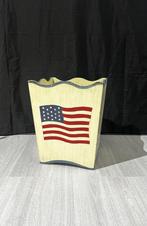 Vintage kist met Amerikaanse vlag, Minder dan 50 cm, Minder dan 50 cm, Ophalen