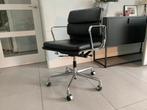 Vitra Eames ea217 softpad bureaustoel zwart leer chroom, Huis en Inrichting, Zwart, Ophalen of Verzenden, Zo goed als nieuw, X